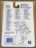 Big Green Eyes from Belly Buttons - Basic Series manufactured by Hasbro [Back]