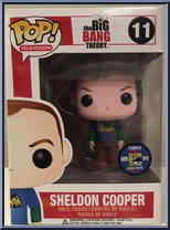 Sheldon Cooper (Batman Shirt) from Big Bang Theory - Pop! Vinyl Figures manufactured by Funko [Front]