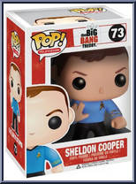 Sheldon Cooper (Star Trek) from Big Bang Theory - Pop! Vinyl Figures manufactured by Funko [Front]