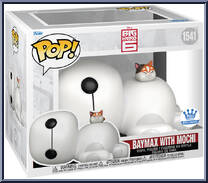 Baymax (with Mochi) from Big Hero 6 - Pop! Vinyl Figures manufactured by Funko [Front]