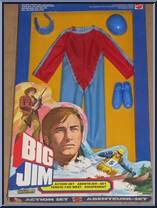 Astronaut (Red, Blue) from Big Jim - Big Jim Outfits: Action Sets manufactured by Mattel [Front]