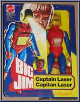 Captain Laser from Big Jim - Space Figures manufactured by Mattel [Front]