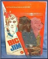 Cowboy (Red Checker, Vest) from Big Jim - Old West Outfits manufactured by Mattel [Front]