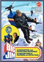 Gyrocopter & Detection Backpack from Big Jim - Spy Accessories manufactured by Mattel [Front]