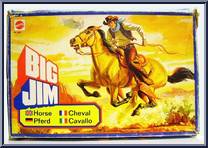 Horse: Lightning (Fullmine) (Dark Reigns) from Big Jim - Old West Accessories manufactured by Mattel [Front]