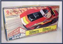 Lazervette (Red) from Big Jim - Spy Vehicles manufactured by Mattel [Front]