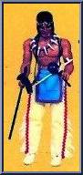 West: Indian Dancer from Big Jim - Old West Outfits manufactured by Mattel [Loose]