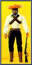 West: Mexican Bandit I from Big Jim - Old West Outfits manufactured by Mattel [Loose]