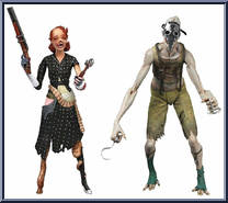 Crawler Splicer / Ladysmith Splicer from Bioshock 2 - Series 3 manufactured by Neca [Loose]