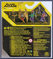Black Adam from Black Adam - Basic Series manufactured by Spinmaster [Back]