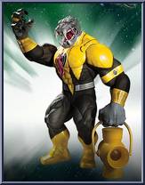 Arkillo (Sinestro Corps) from Blackest Night - Series 7 manufactured by DC Direct [Loose]