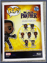 Black Panther (Unmasked) from Black Panther - Pop! Vinyl Figures manufactured by Funko [Back]