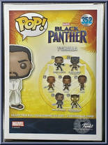 T'Challa (White Clothes) from Black Panther - Pop! Vinyl Figures manufactured by Funko [Back]