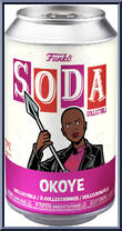 Okoye (Midnight Angel) from Black Panther - Wakanda Forever - Soda manufactured by Funko [Front]