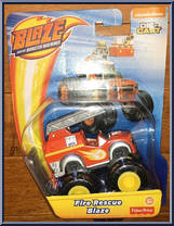 Fire Rescue Blaze from Blaze and the Monster Machines - Die-Cast manufactured by Fisher-Price [Front]