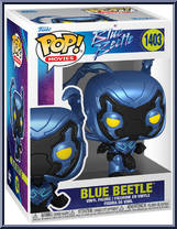 Blue Beetle (Crouching) from Blue Beetle - Pop! Vinyl Figures manufactured by Funko [Front]