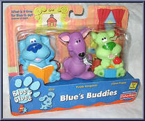 Blue / Purple Kangaroo / Green Puppy Action Figure