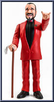 Sinister James Mitchell (Red Suit) from Bone Crushing Wrestlers - Ringside Collection manufactured by FC Toys [Loose]