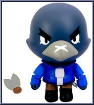 Crow (Daggers) from Brawl Stars - Line Friends - 4" Scale manufactured by PMI Trading [Loose]