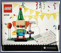 Birthday Clown from BrickHeadz - Basic Series manufactured by Lego [Back]