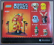 Dragon Dance Guy from BrickHeadz - Basic Series manufactured by Lego [Back]