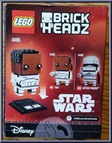 Finn #19 from BrickHeadz - Star Wars manufactured by Lego [Back]