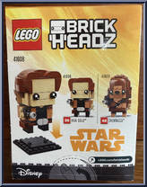 Han Solo #39 from BrickHeadz - Star Wars manufactured by Lego [Back]