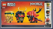 Golden Lloyd / Nya Samurai X / Firstbourne Dragon from BrickHeadz - Basic Series manufactured by Lego [Back]