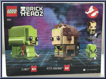 Peter Venkman #62 / Slimer #63 from BrickHeadz - Ghostbusters manufactured by Lego [Back]
