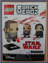 Rey #25 from BrickHeadz - Star Wars manufactured by Lego [Back]