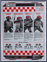 Battle Damage 4-Pack from Bst Axn - Teenage Mutant Ninja Turtles manufactured by Loyal Subjects [Back]