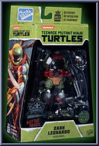 Dark Leonardo (Battle Ready) from Bst Axn - Teenage Mutant Ninja Turtles manufactured by Loyal Subjects [Front]