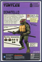 Donatello (IDW Comic + Action Figure) from Bst Axn - Teenage Mutant Ninja Turtles manufactured by Loyal Subjects [Back]