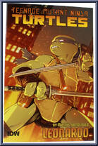 Leonardo (IDW Comic + Action Figure) (Version 2) from Bst Axn - Teenage Mutant Ninja Turtles manufactured by Loyal Subjects [Front]
