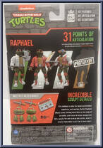 Raphael (Leather Jacket) (Street Style) from Bst Axn - Teenage Mutant Ninja Turtles manufactured by Loyal Subjects [Back]