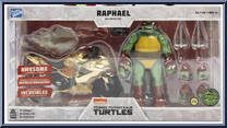 Raphael (with Motorcycle) (Gold) from Bst Axn - Teenage Mutant Ninja Turtles manufactured by Loyal Subjects [Front]