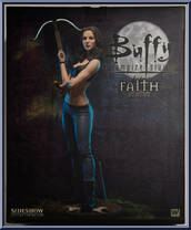 Faith from Buffy the Vampire Slayer - Statues manufactured by Sideshow [Back]