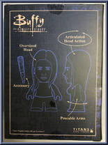 Spike (Black Shirt) from Buffy the Vampire Slayer - 4.5" Scale manufactured by Titan Merchandise [Back]