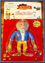 Bananas Gorilla from Busy World of Richard Scarry - Bendables manufactured by Gordy Toy [Front]
