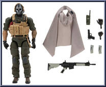 Ghost from Call of Duty - Modern Warfare manufactured by Jazwares [Loose]