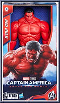 Red Hulk from Captain America - Brave New World - Titan Hero Series manufactured by Hasbro [Front]