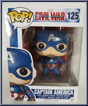 Captain America from Captain America - Captain America Civil War Pop! manufactured by Funko [Front]