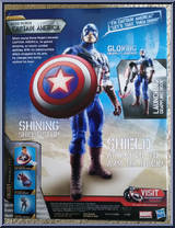 Captain America (Hero Power) from Captain America - The First Avenger - 10" Scale manufactured by Hasbro [Back]