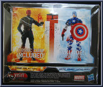 Captain America (Arctic Assault) vs. Red Skull (Cosmic Fire) from Captain America - The First Avenger - Concept 2-Packs manufactured by Hasbro [Back]