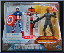 Captain America (Arctic Assault) vs. Red Skull (Cosmic Fire) Action Figure