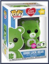Good Luck Bear (Flocked) from Care Bears - Pop! Vinyl Figures manufactured by Funko [Front]