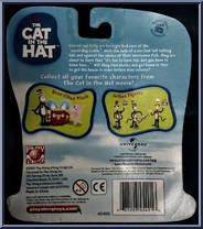 Cat in the Hat & Fish from Cat in the Hat - Clip Ons manufactured by Play Along [Back]