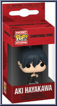 Aki Hayakawa from Chainsaw Man - Pop! Keychains manufactured by Funko [Front]
