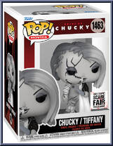 Chucky / Tiffany (Black & White) from Child's Play - Bride of Chucky Pop! manufactured by Funko [Front]