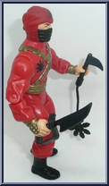 Red Ninja Master from Chuck Norris - Karate Kommandos - Basic Series manufactured by Kenner [Loose]